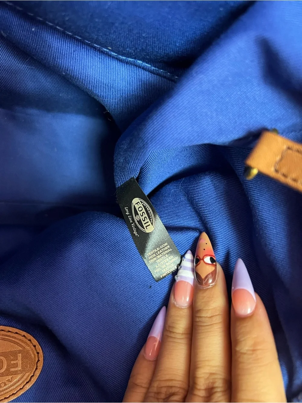 Vintage fossil bag